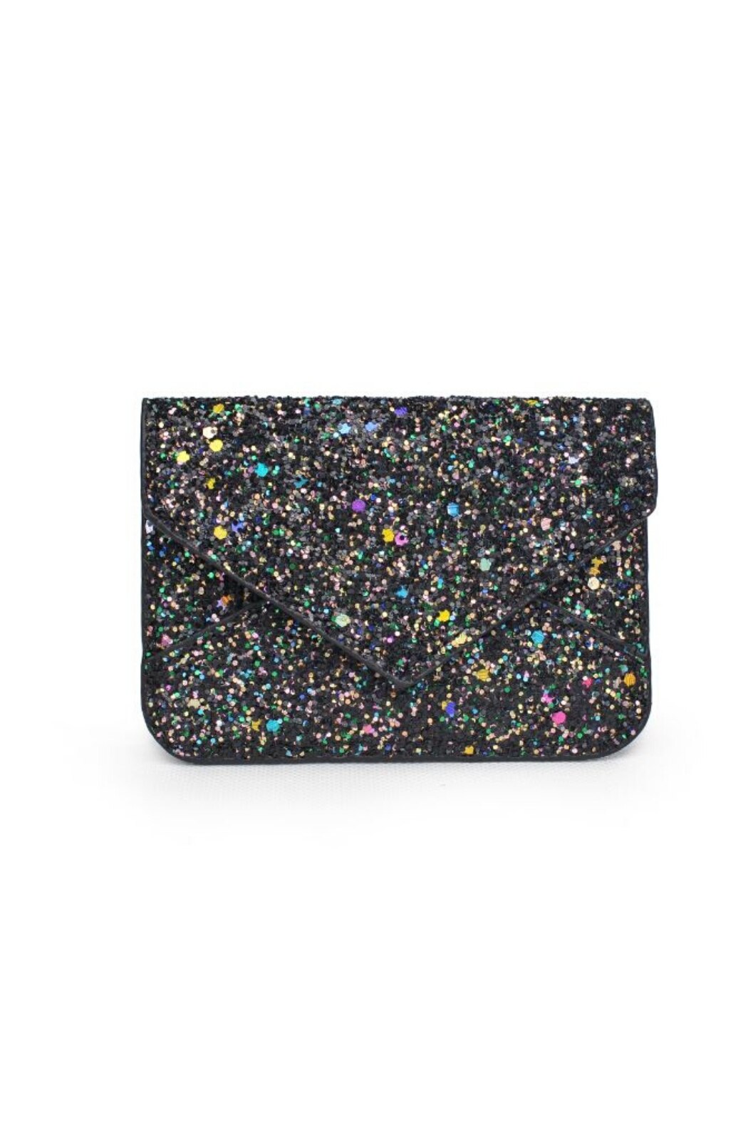 Urban Expressions Womens Glittler Sparkle Small Mini Vegan Leather Card Case Wal