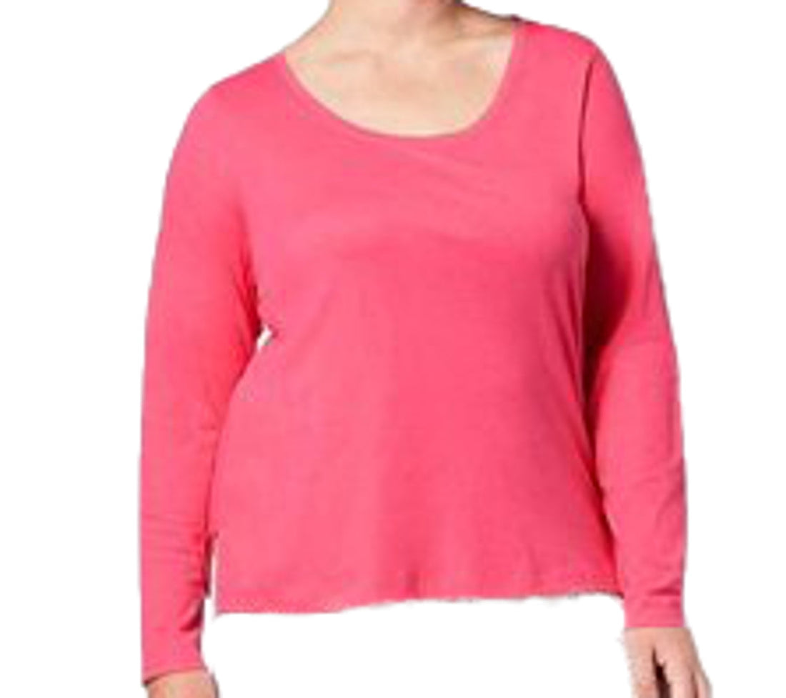 Jenni by Jennifer Moore Womens Solid Fleece Top