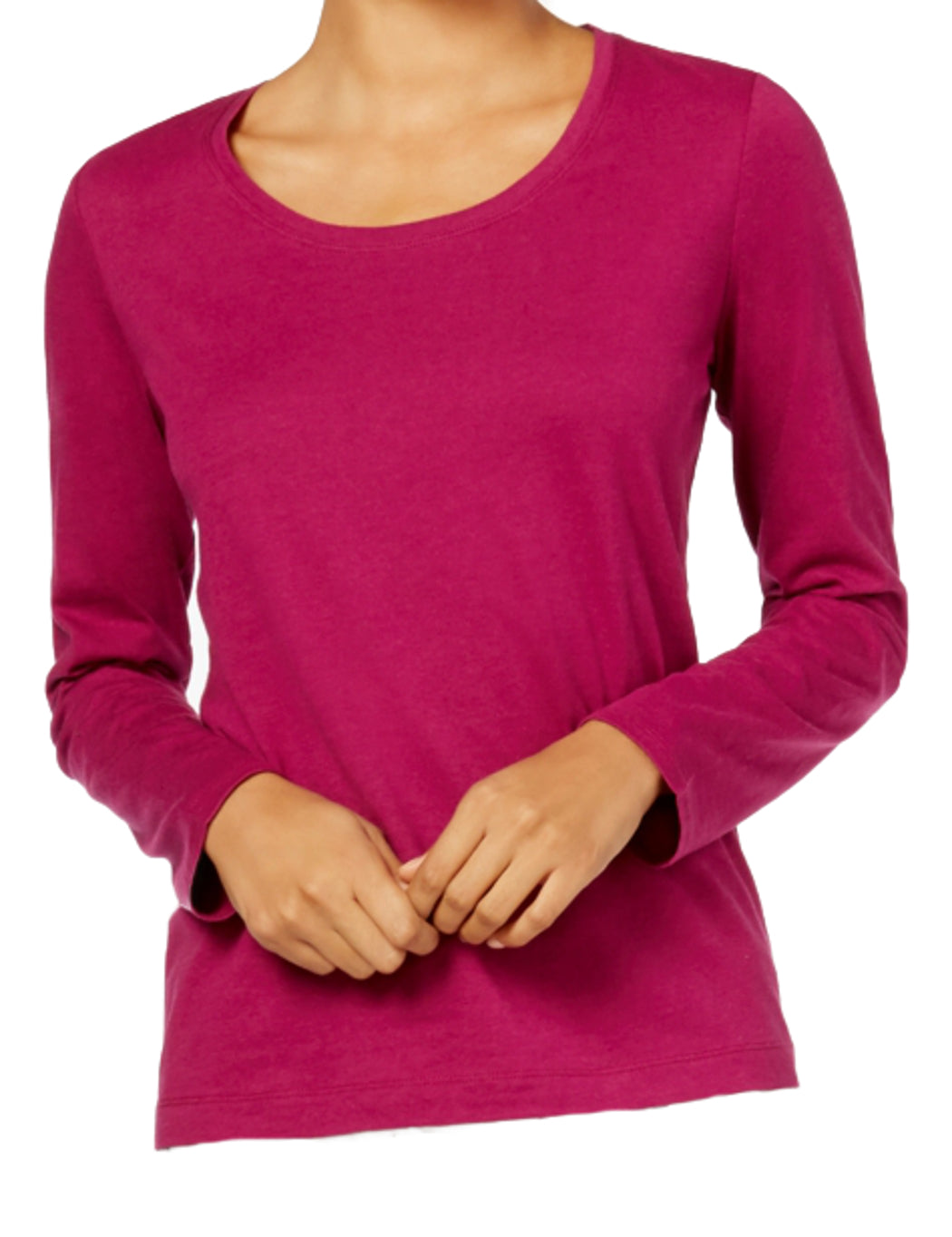 Jenni by Jennifer Moore Womens Long Sleeves Top