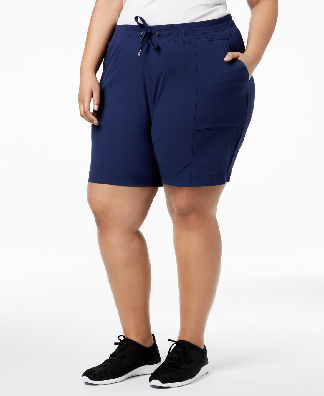 Ideology Womens Plus Size Woven Shorts