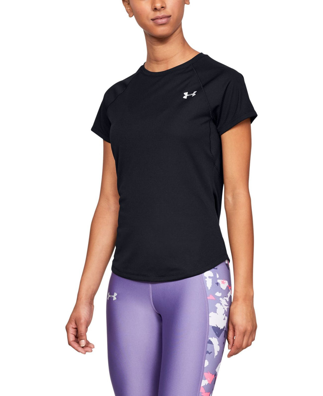 Under Armour Womens Activewear Speed Stride Run Short Sleeve Tee