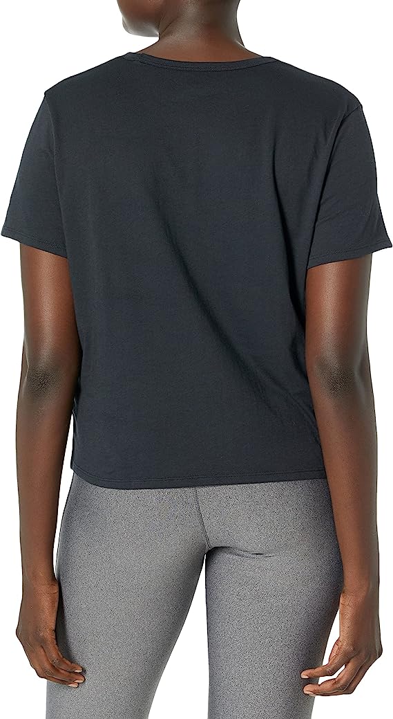 Under Armour Womens Printed logo Cropped T-Shirt