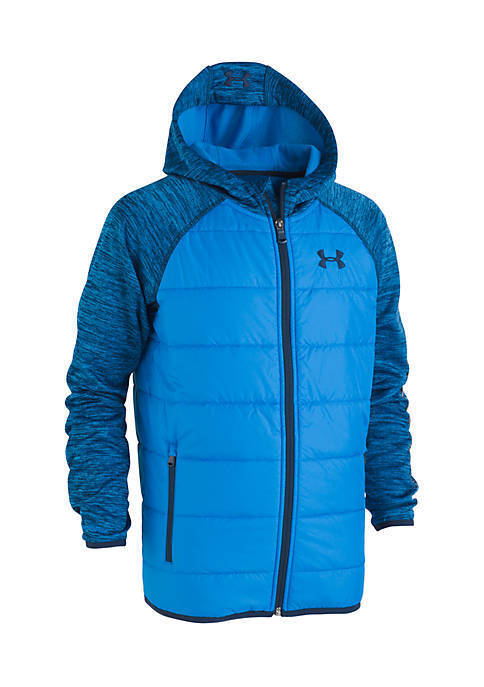 Under Armour Boys Hooded Hybrid Jacket