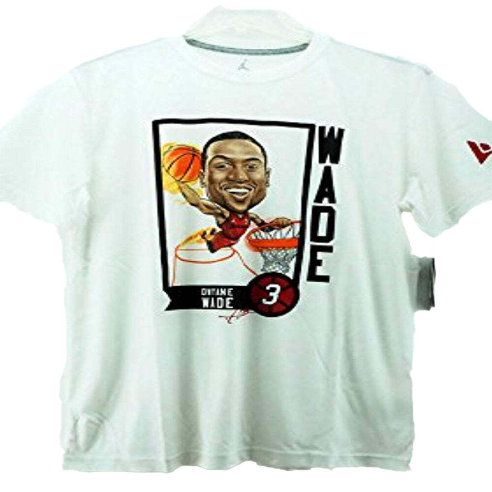 Jordan Mens Dwayne Wade Trading Card Tee