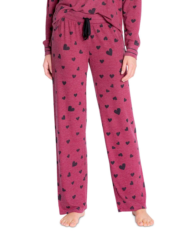 Insomniax Womens Printed Open Leg Pajama Pants