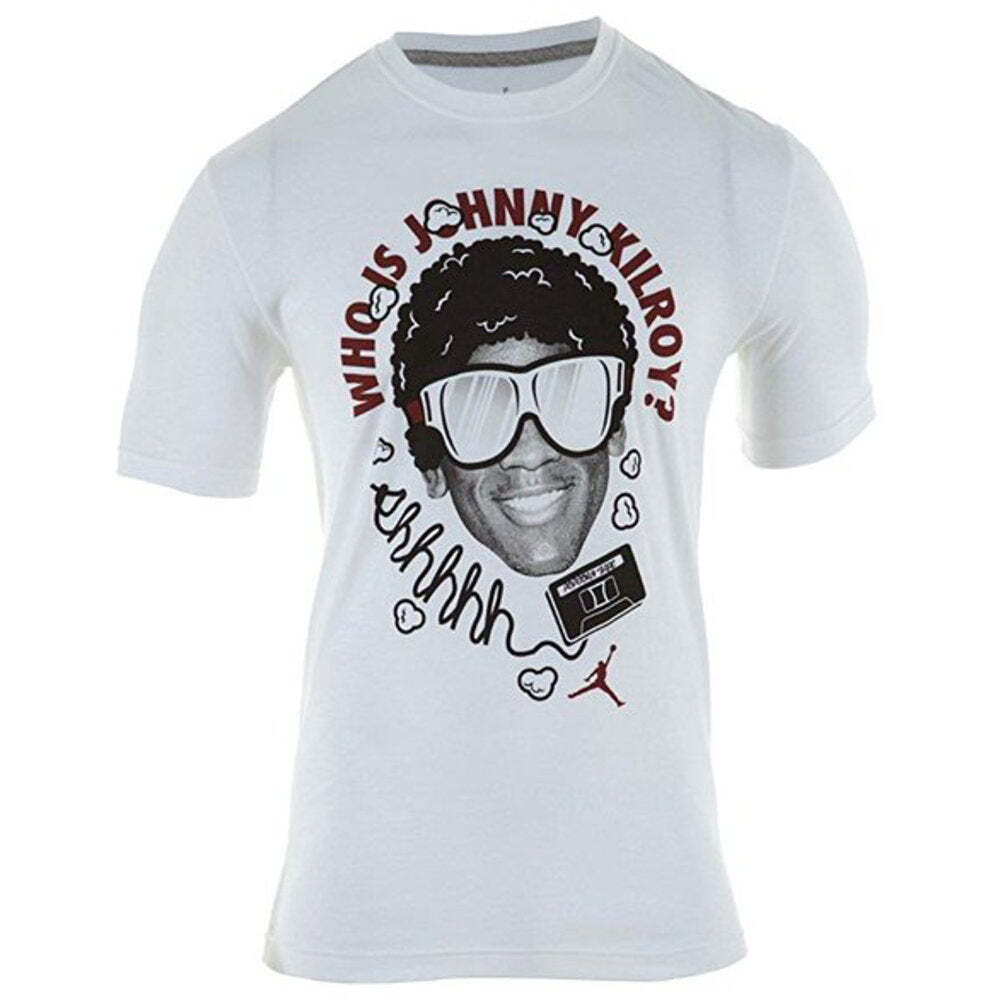 Jordan Mens Who Is Johnny Kilroy Print T Shirt