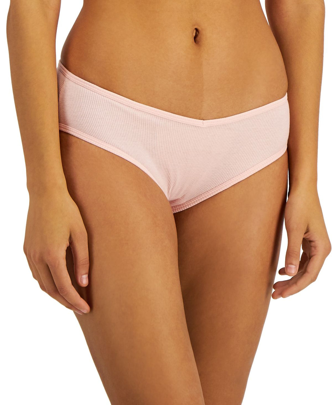 Jenni by Jennifer Moore Womens Ribbed Hipster Underwear