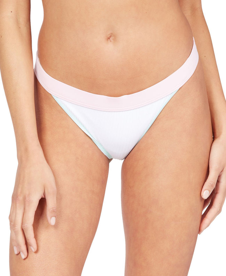 Roxy Womens Pastel Surf High Leg Bikini Bottoms