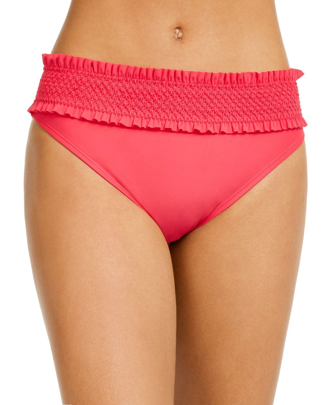 Tommy Hilfiger Womens Smocked Bikini Bottoms