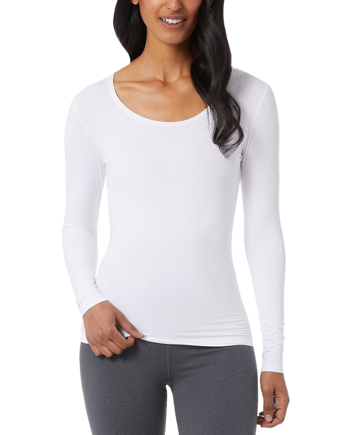 32 DEGREES Womens Cozy Heat Scoop-Neck Top