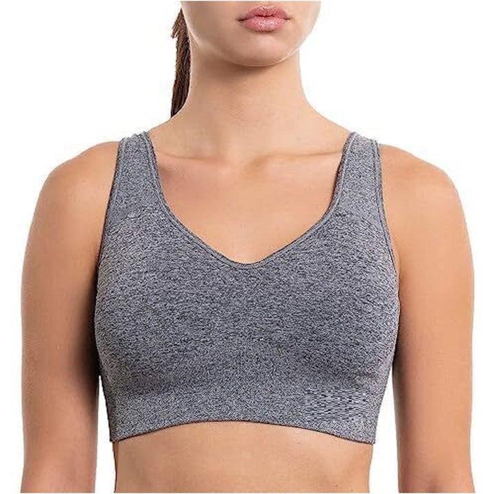 PUMA Womens Removable Cups Racerback Sports Bra 1 Pack