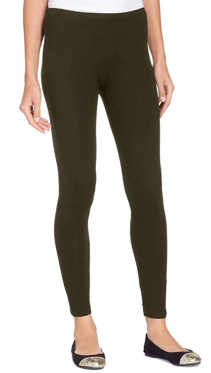 HUE Womens Cotton Leggings