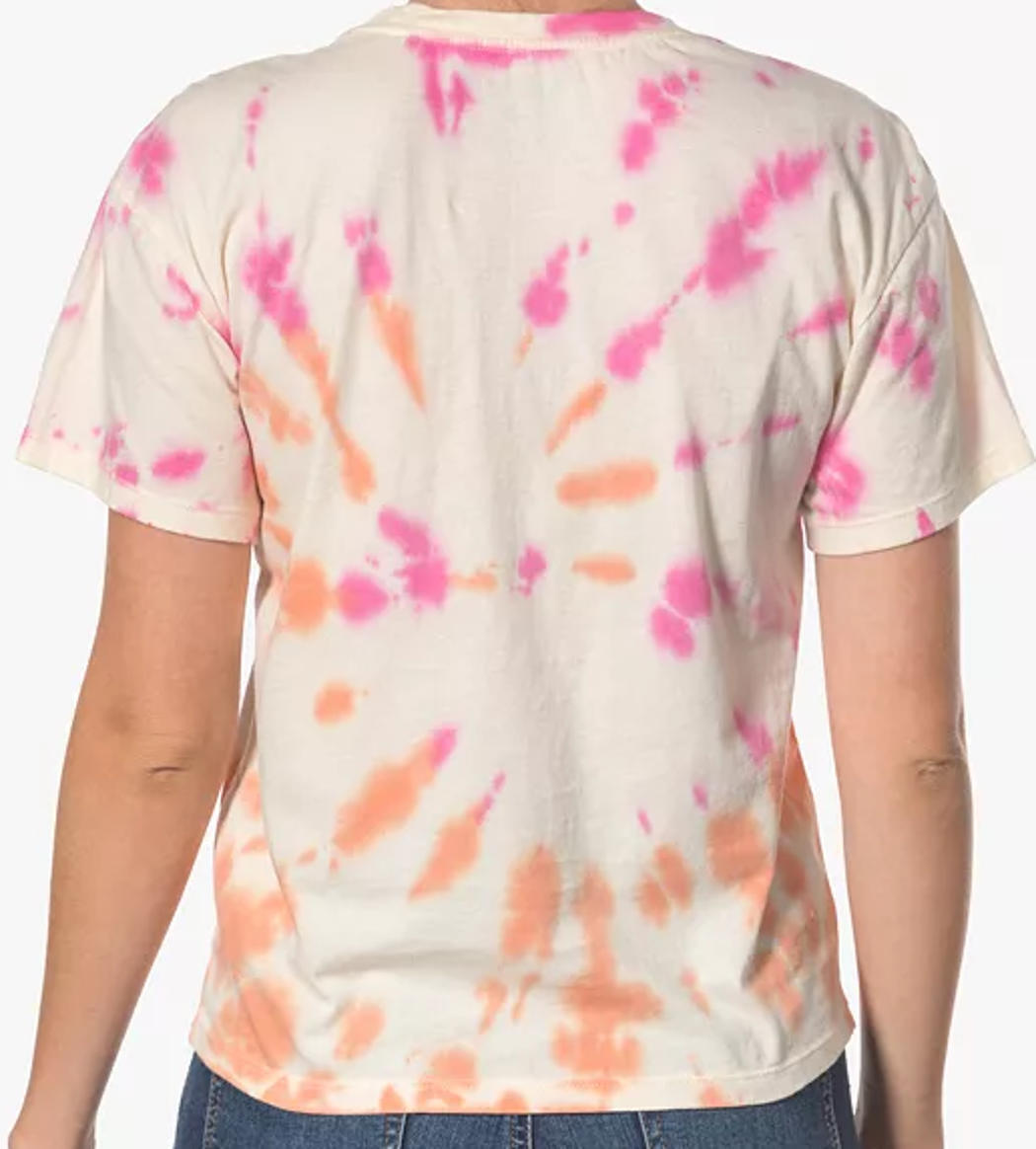 Hurley Juniors Cotton Tie-Dyed Girlfriend T-Shirt