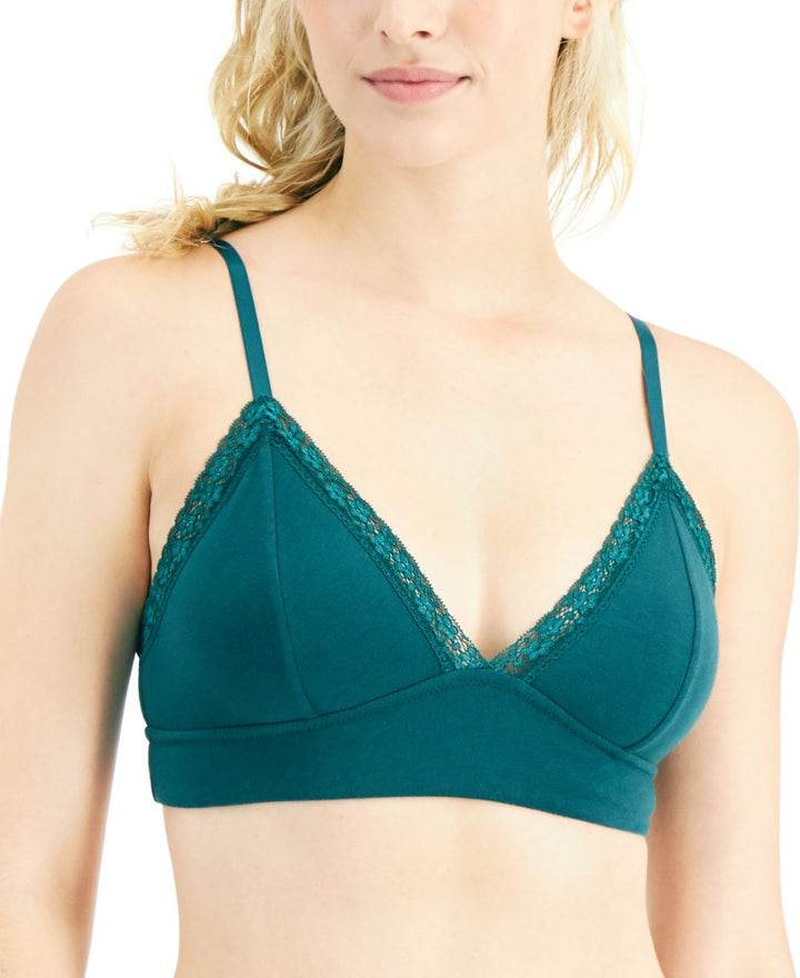 Jenni by Jennifer Moore Womens On Repeat Wide Lace Bralette