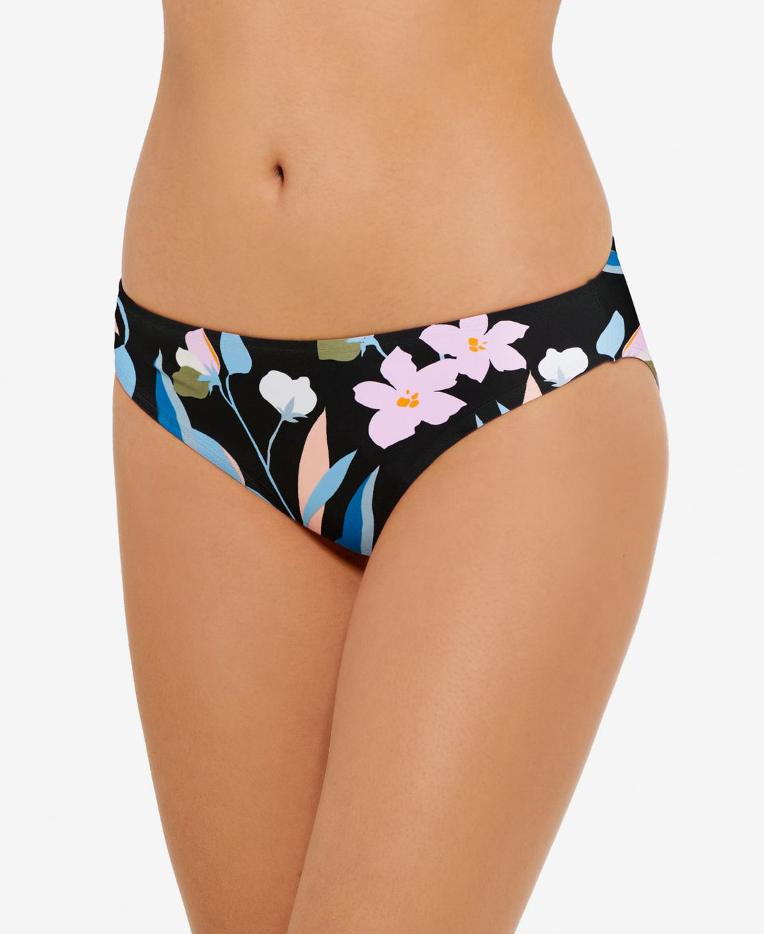 Hula Honey Juniors Flourishing Floral Hipster Bikini Bottoms