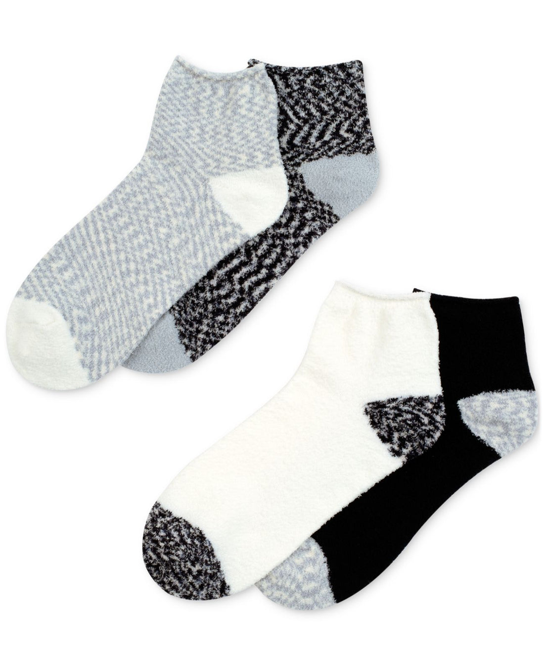 Warner's Womens 4 Pack Cloud 9 Soft Mid Crew Socks