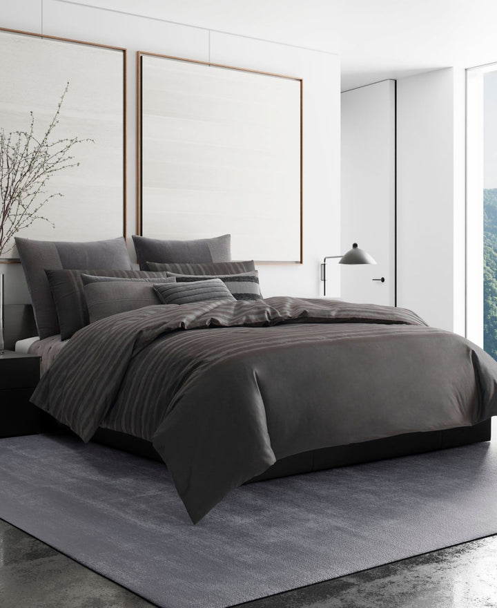 Vera Wang Shadow Stripe Bedding Duvet Cover