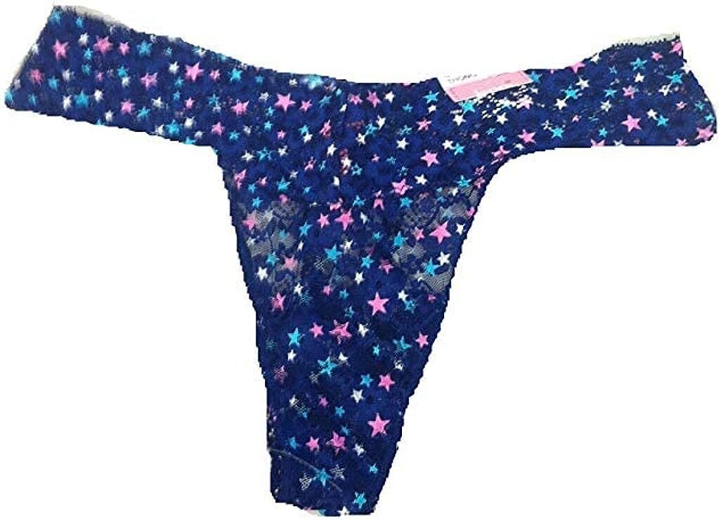 Jenni by Jennifer Moore Womens Intimate Lace Graphic Thong