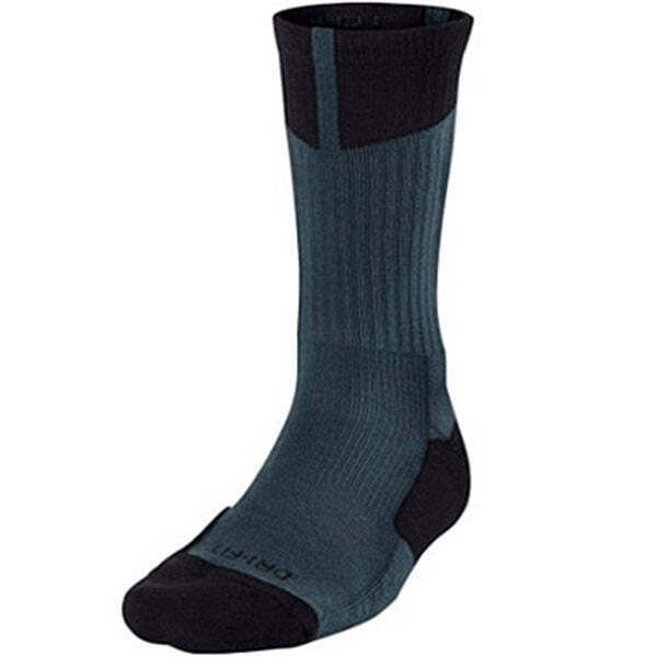 Jorden Mens Dri FIT Crew Basketball Socks