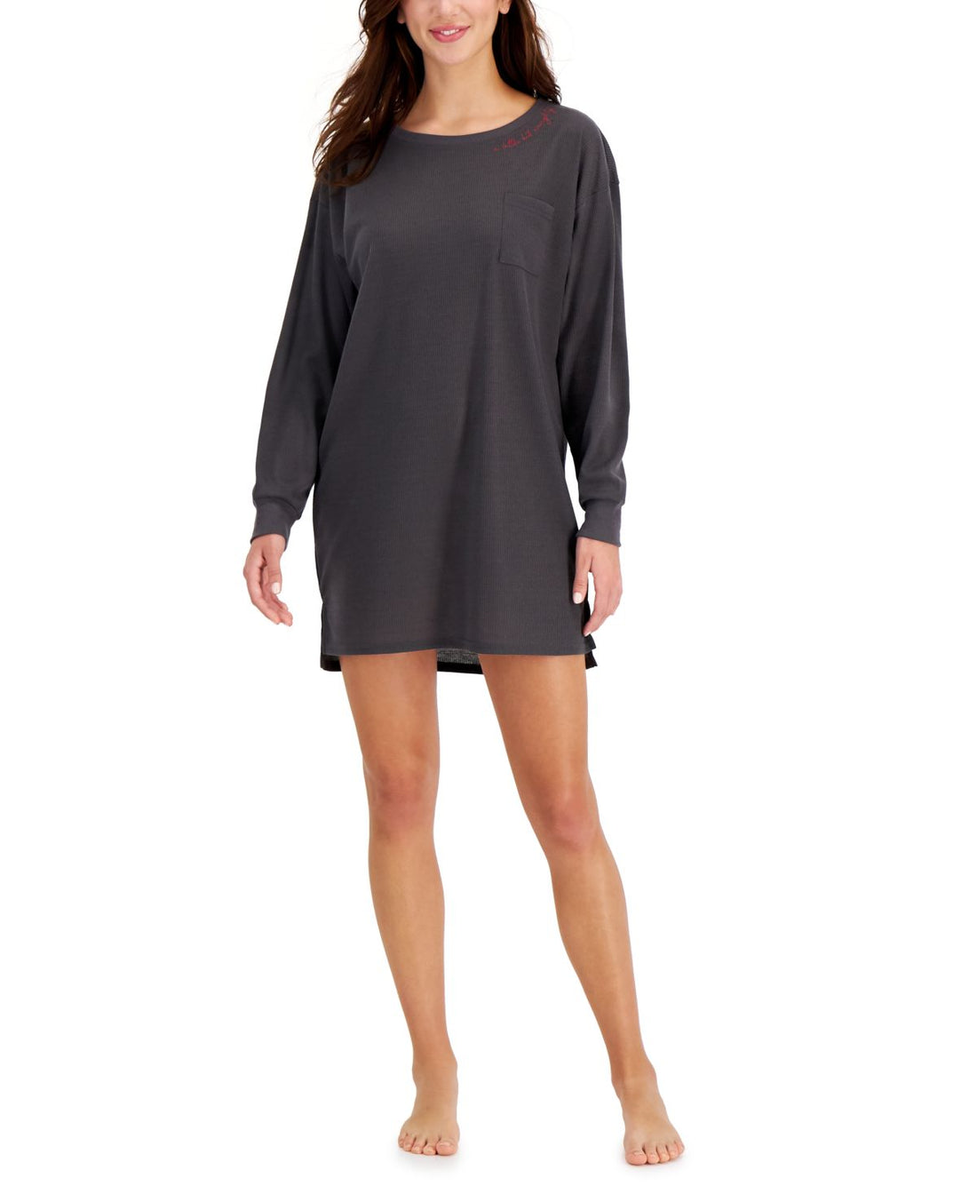 Jenni Womens Thermal Sleep Shirt