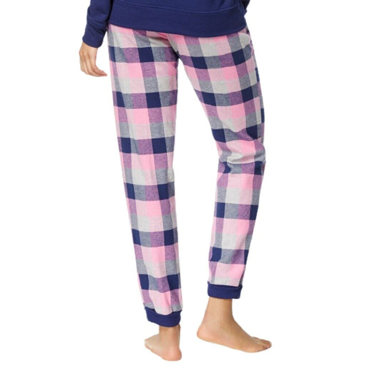 Jenni By Jennifer Moore Womens Checkered Jogger Pajama Pants