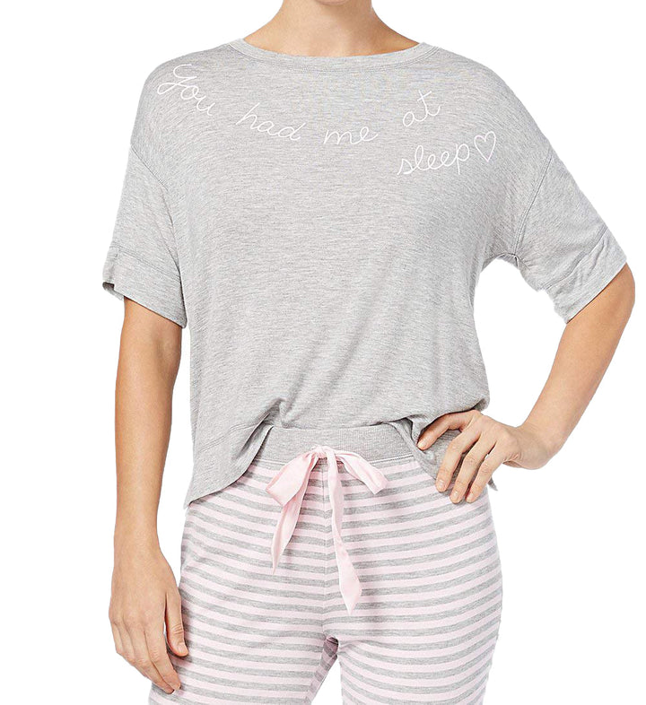 Jenni by Jennifer Moore Womens Sleepwear Graphic Print T-Shirt