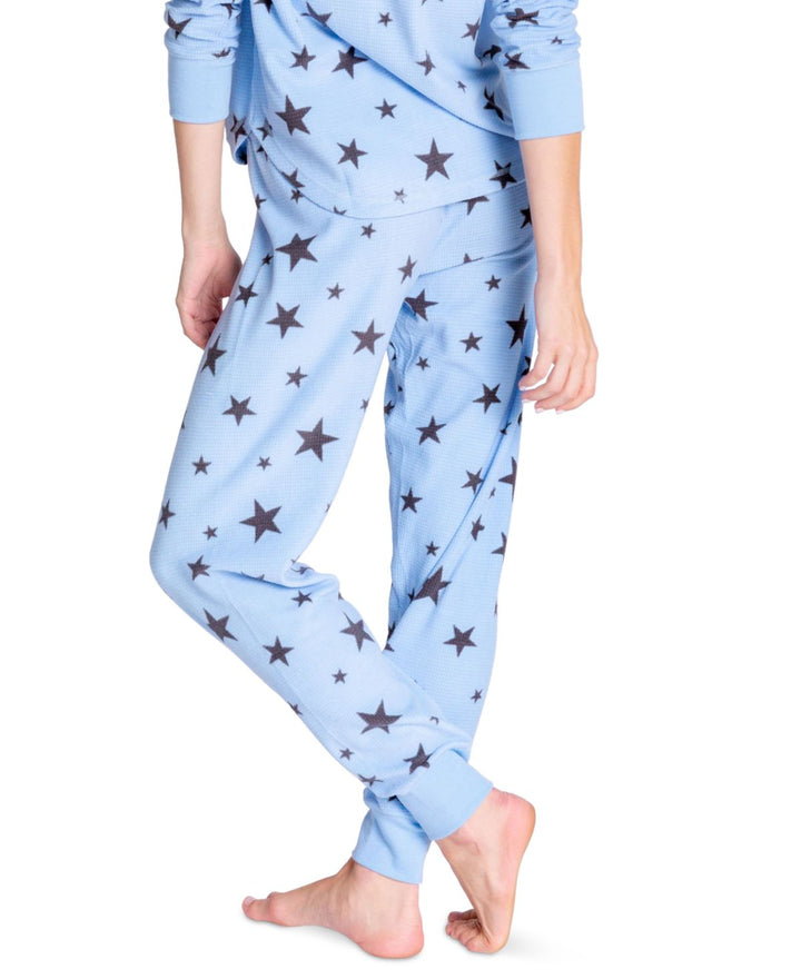 Insomniax Womens Printed Velour Thermal Pajama Pants