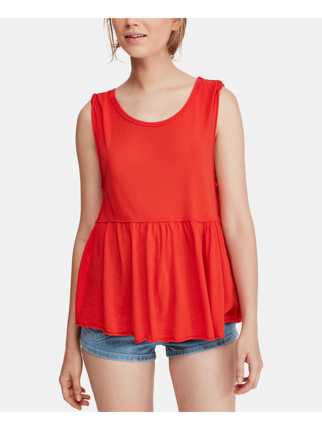 We The Free Womens Anytime Peplum Tank Top