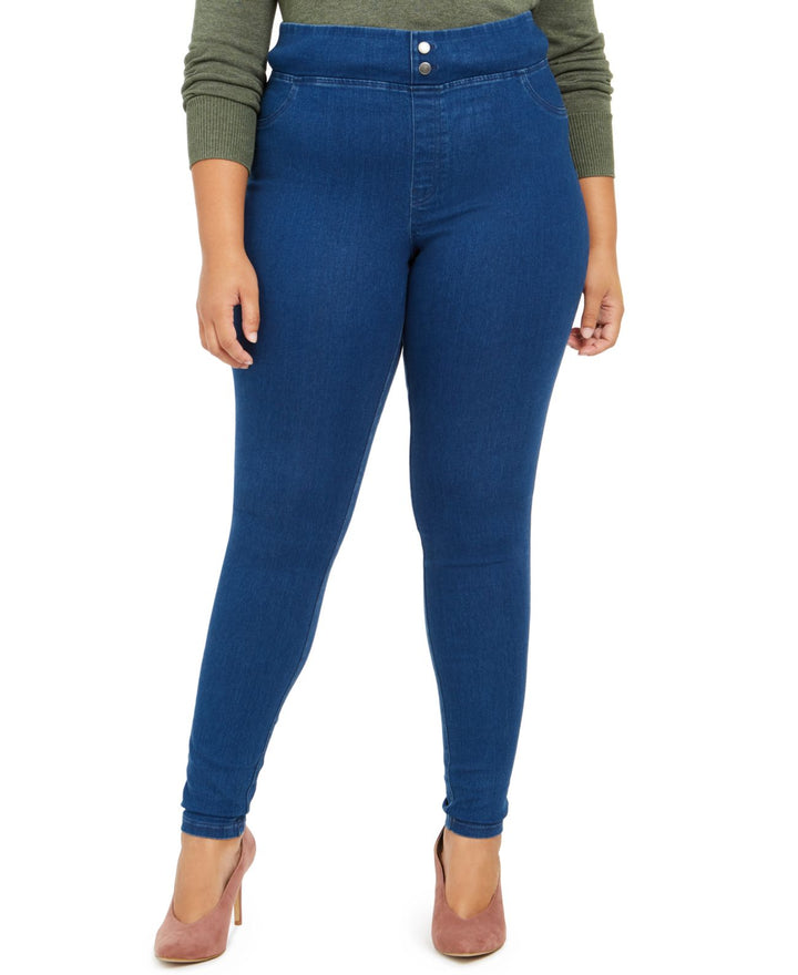 Hue Womens Plus Size Original Smooth Denim Leggings