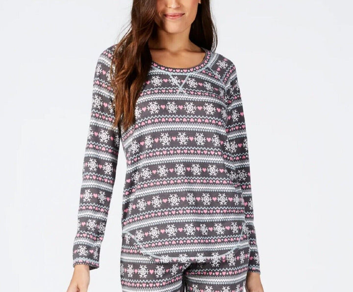 Jenni By Jennifer Moore Womens Printed Soft Pajama Top Only,1-Piece