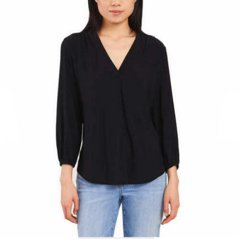 Vince Camuto Womens V Neck Top