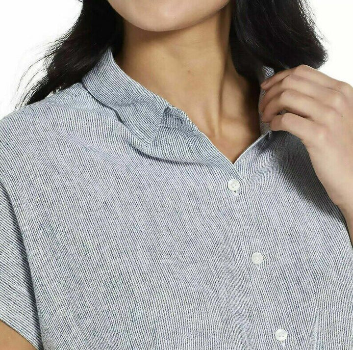 Weatherproof Vintage Womens Side Tie Front Top