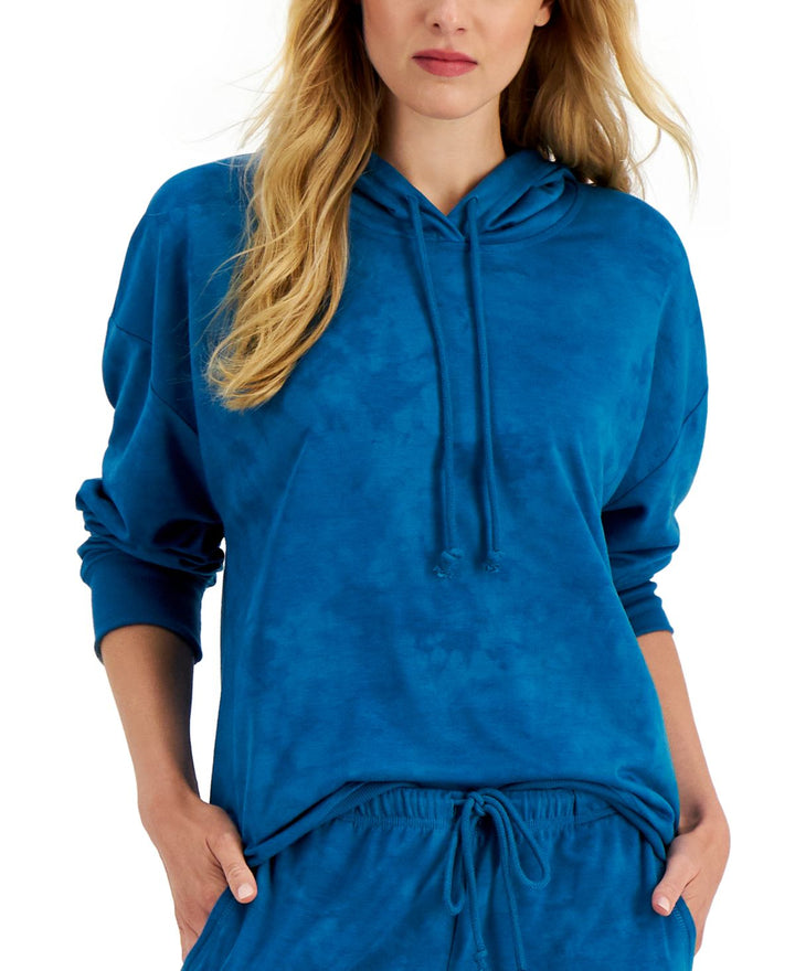 Jenni Womens On Repeat Hooded Pajama Top Only,1-Piece