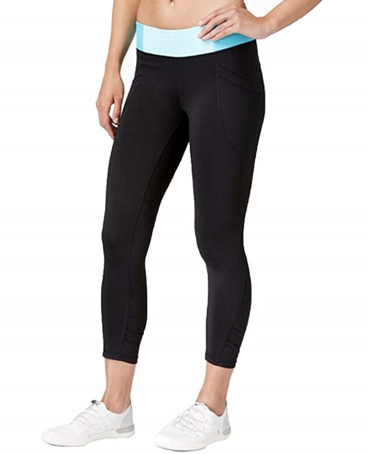 Calvin Klein Womens Colorblocked Capri Leggings