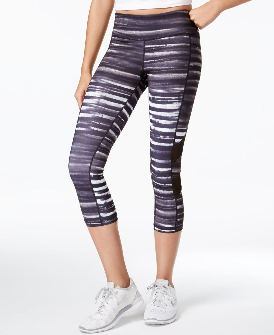 allbrand365 designer Womens Activewear Printed Cropped Leggings