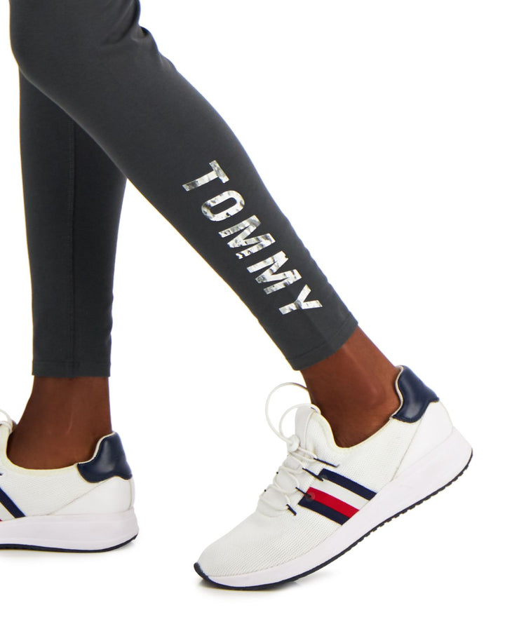 Tommy Hilfiger Womens High-Rise Full-Length Leggings