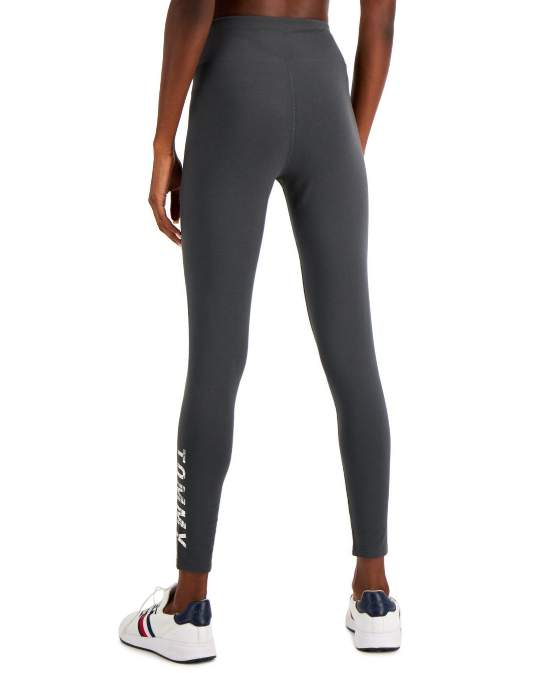 Tommy Hilfiger Womens High-Rise Full-Length Leggings