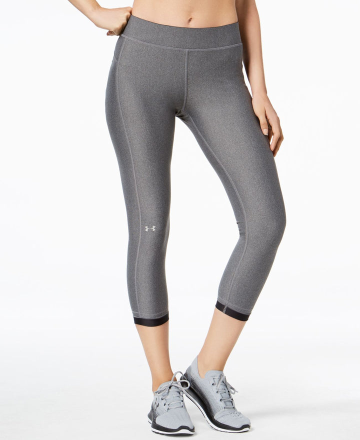 Under Armour Womens HeatGear Armour Ankle Crop Leggings