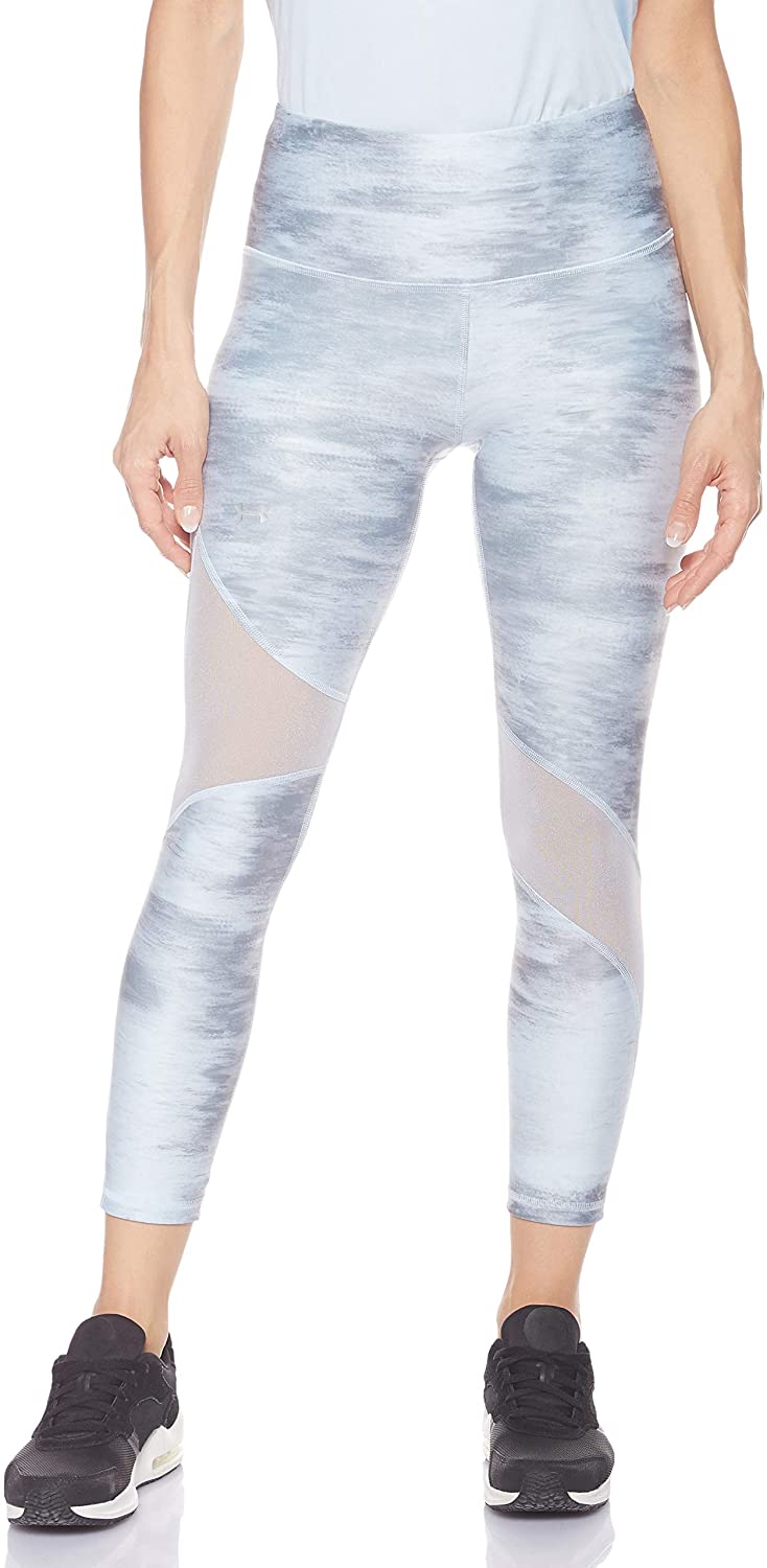 Under Armour Womens Heatgear Printed Mesh Inset Leggings