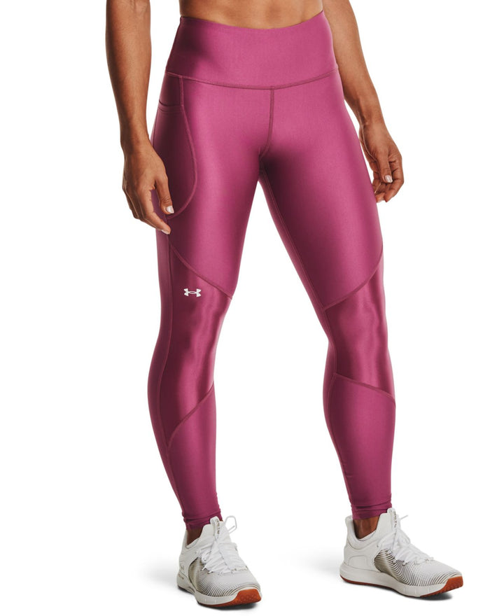 Under Armour Womens Heatgear No-Slip Shine Pocket Leggings