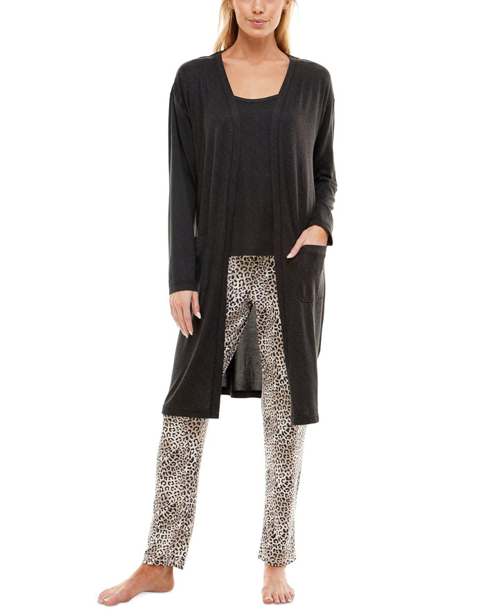 Roudelain Womens Whisper Luxe Cardigan, Tank Top & Leggings Set