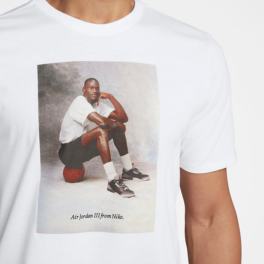 Jordan Mens Air Jordan Retro 3 III Photo T-Shirt