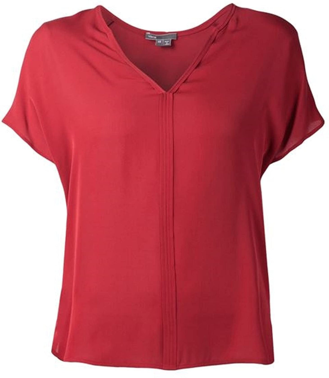 Vince Womens Split Neck Tunic Top