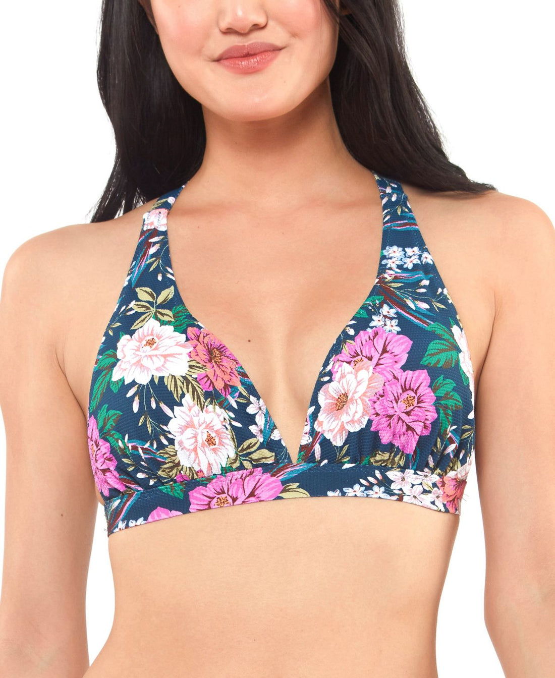 Jessica Simpson Womens Gardenia Paradise Bikini Top