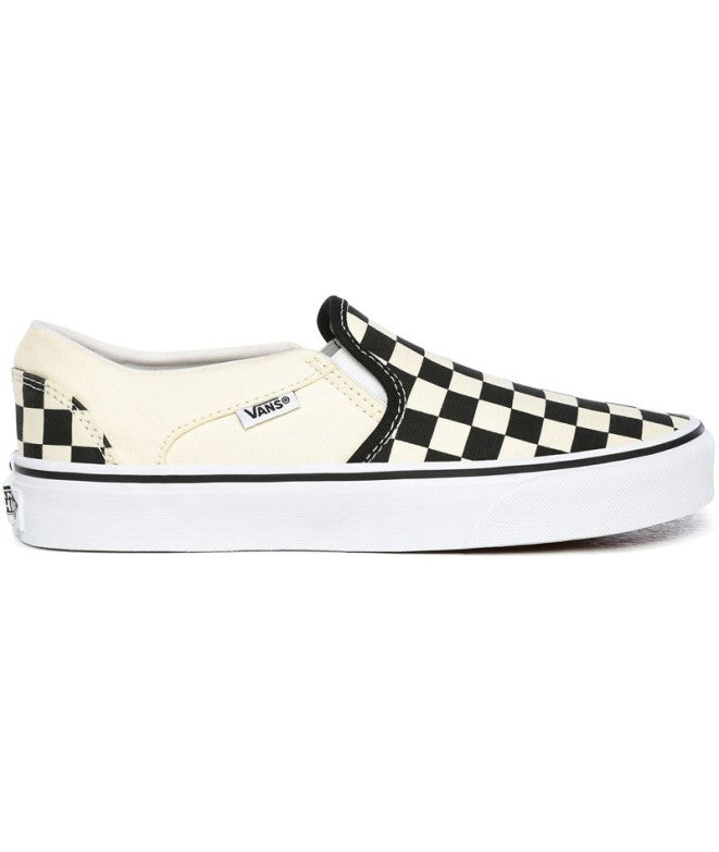 Vans Mens Asher Checker Slip-on Sneakers