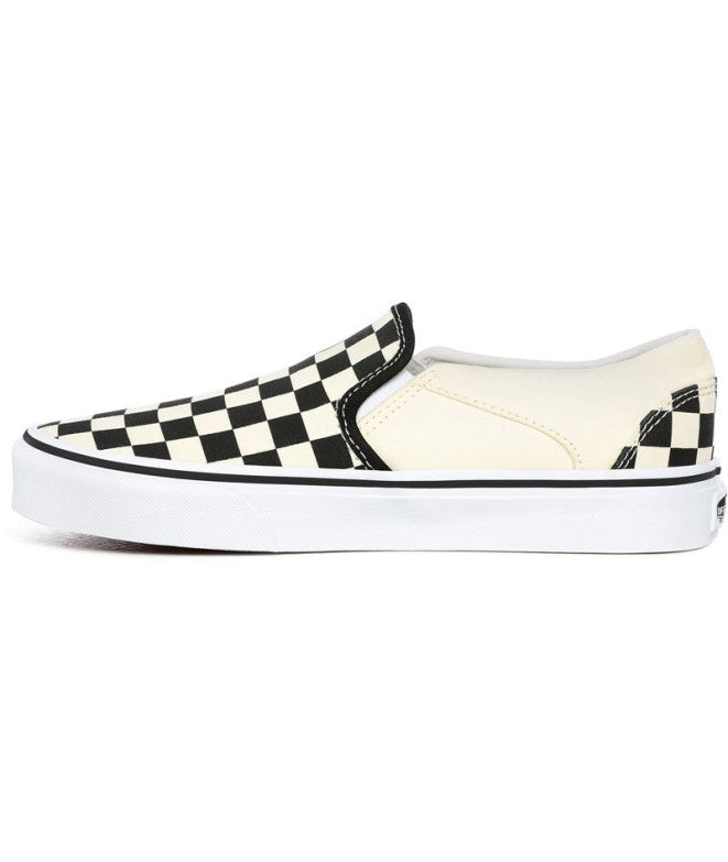 Vans Mens Asher Checker Slip-on Sneakers