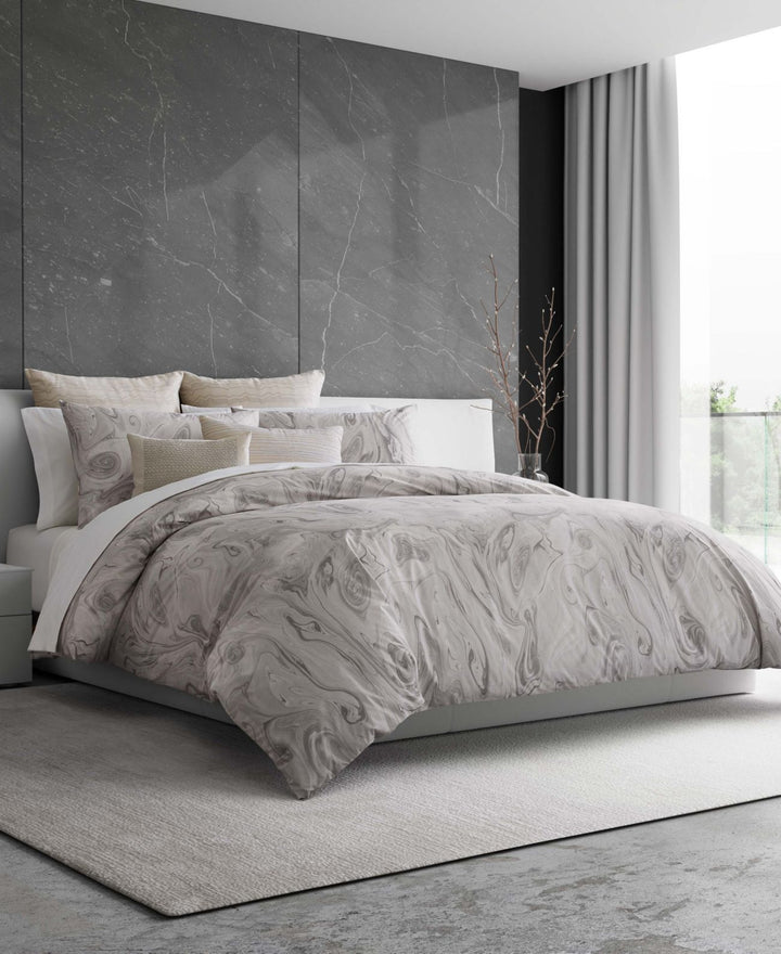 Vera Wang Marbled Bedding Duvet Cover