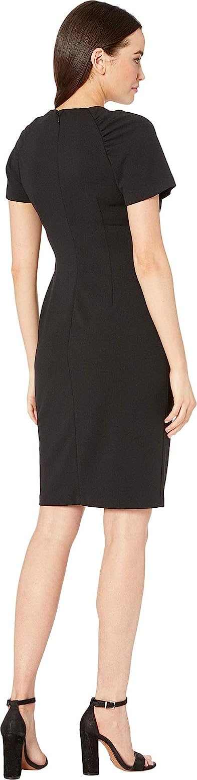 Calvin Klein Womens Cap Sleeve Solid Dress