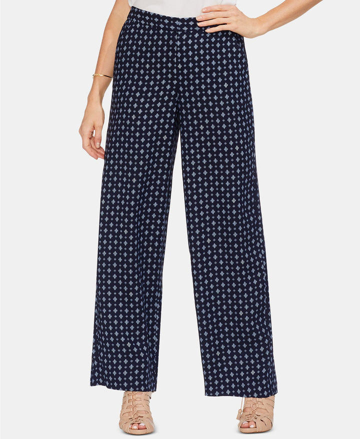 Vince Camuto Womens Printed Wide Leg Pants