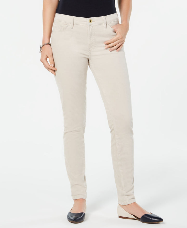 Tommy Hilfiger Womens Corduroy Skinny Pants